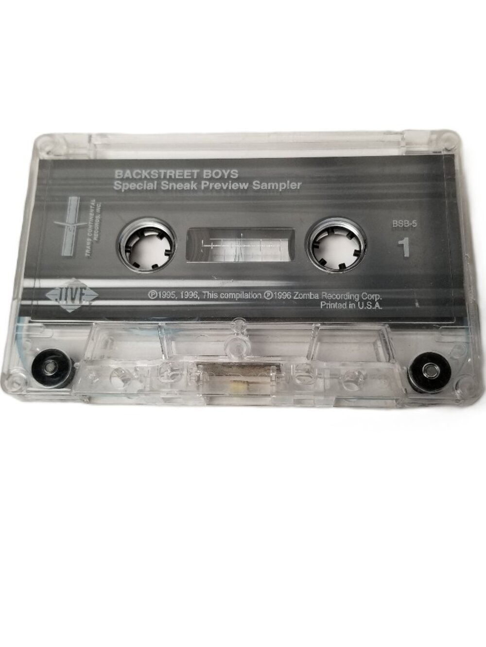 Backstreet Boys Cassette Tape Special Sneak Preview Sampler 1996 Zomba